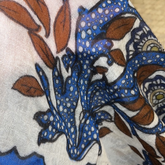 Louis Vuitton Silk Cashmere Cobalt Blue Sarong - Picture 10 of 14